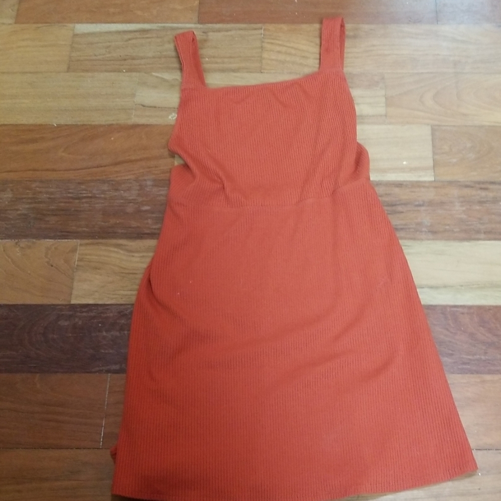 Reformation Dress Lyocell Side Boob Overalls